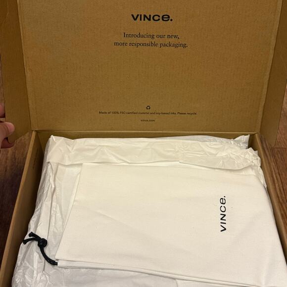 Vince Phillipa Platform Sandal in Olive Wood Size 9 - Picture 14 of 15